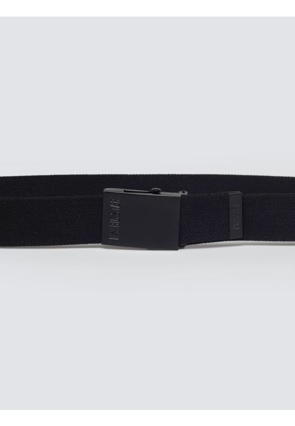 Big-Star - Pasek męski parciany czarny Ruban 906. Kolor: czarny. Styl: elegancki, casual, sportowy, klasyczny