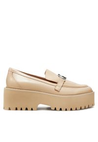 Liu Jo Loafersy Forty 01 SA4049 P0102 Beżowy. Kolor: beżowy. Materiał: skóra