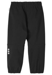 Spodnie dziecięce Reima Softshell Oikotie. Kolor: czarny. Materiał: softshell