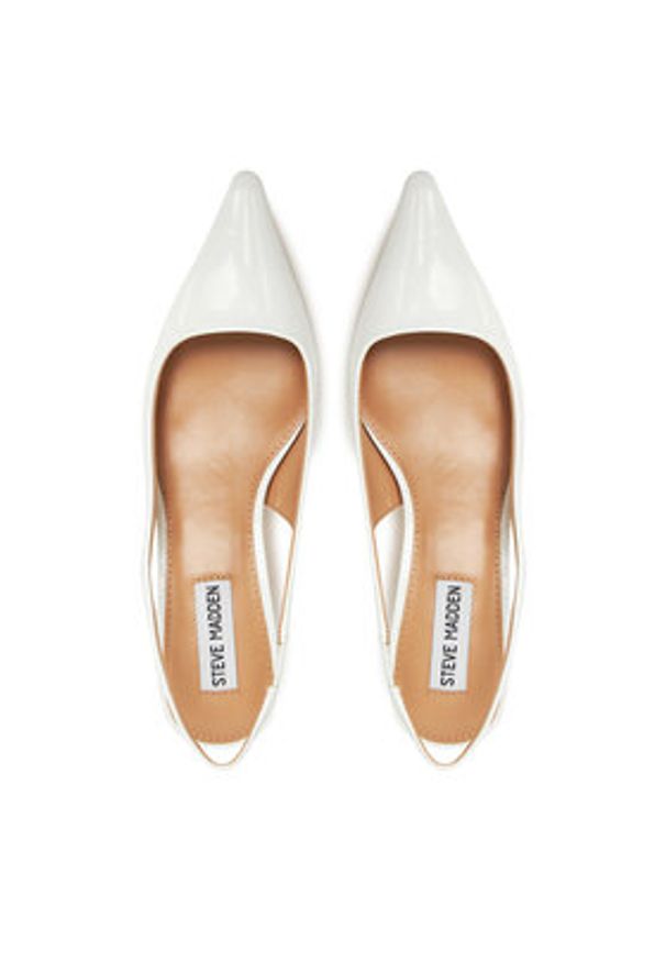 Steve Madden Sandały Kari SM11003377 Biały. Kolor: biały. Materiał: skóra