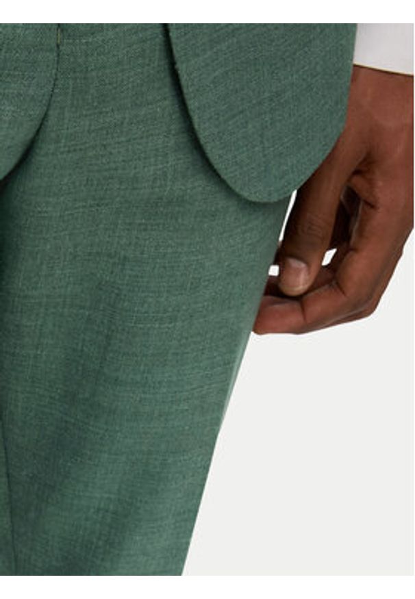 Selected Homme Spodnie garniturowe 16087871 Zielony Slim Fit. Kolor: zielony. Materiał: syntetyk