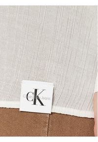 Calvin Klein Jeans Koszula J20J221184 Écru Regular Fit. Materiał: wiskoza