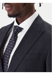 BOSS Garnitur H-Huge 50557259 Granatowy Slim Fit. Kolor: niebieski. Materiał: wełna #7