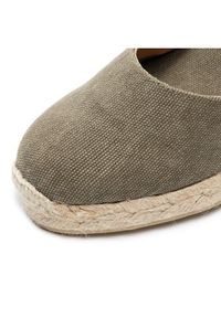 Castañer Espadryle Carina/6/002 21644-414 Zielony. Kolor: zielony. Materiał: materiał #4