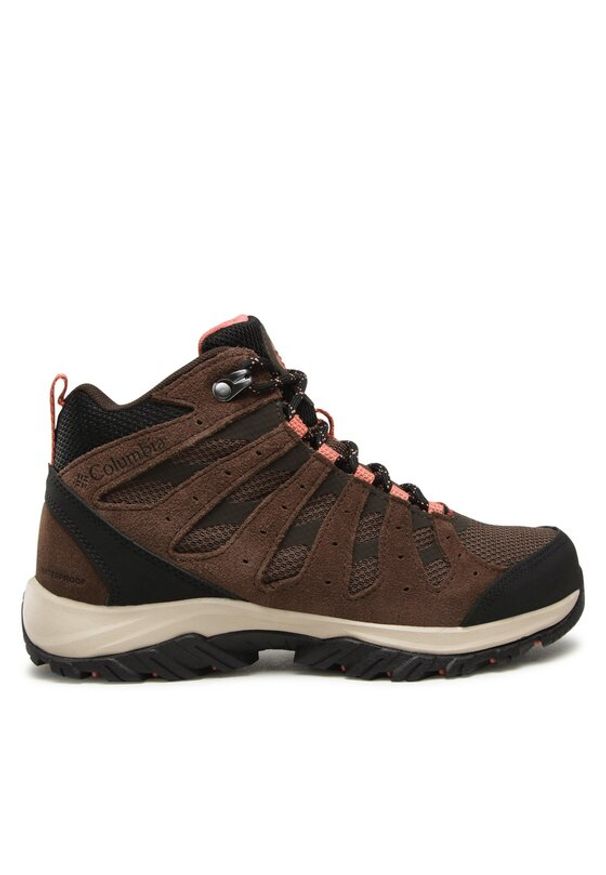 columbia - Columbia Trekkingi Redmond III Mid Waterproof BL0168-231 Brązowy. Kolor: brązowy. Materiał: skóra, zamsz