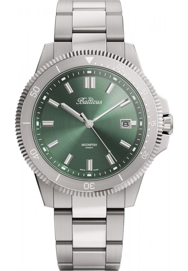 BALTICUS - Zegarek Balticus Zegarek męski Balticus BLT-BTMFGR srebrny. Kolor: srebrny