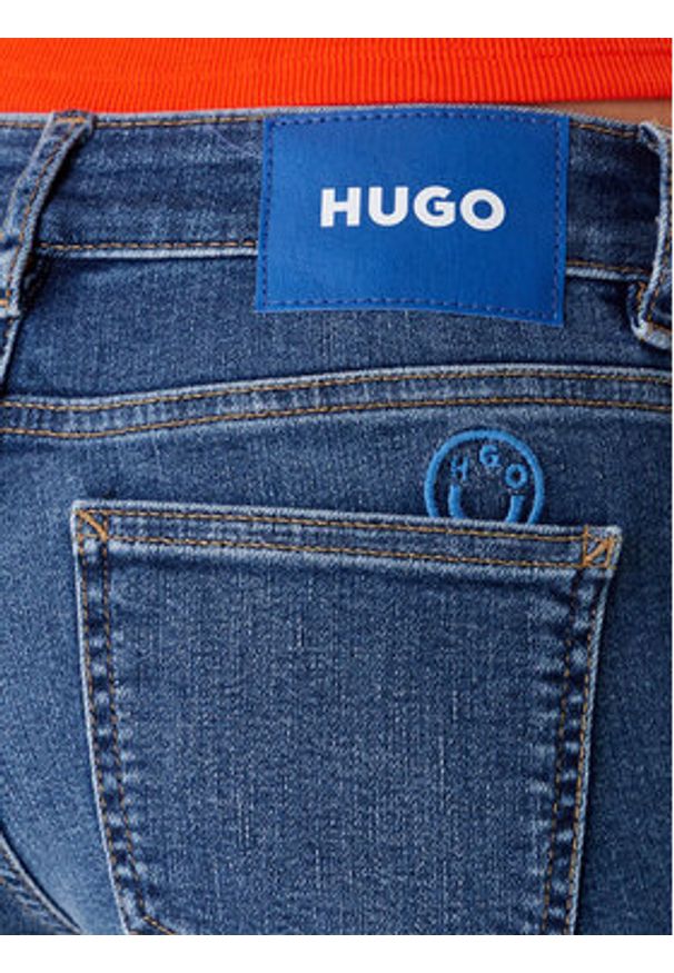 Hugo - HUGO Jeansy Garuka_B 50544493 Niebieski Skinny Fit. Kolor: niebieski