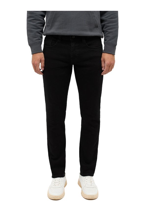 Męskie Spodnie Jeansowe Mustang Style Oregon Slim Denim Black 1014594 4000 900