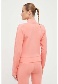 Guess bluza damska kolor pomarańczowy gładka. Okazja: na co dzień. Kolor: pomarańczowy. Materiał: materiał, wiskoza. Wzór: gładki. Styl: casual #5