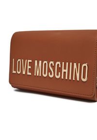 Love Moschino - LOVE MOSCHINO Torebka JC4103PP1LKD0208 Brązowy. Kolor: brązowy. Materiał: skórzane #4