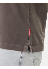 JOOP! Jeans Polo Ambrosian 30045619 Brązowy Modern Fit. Typ kołnierza: polo. Kolor: brązowy. Materiał: bawełna #5