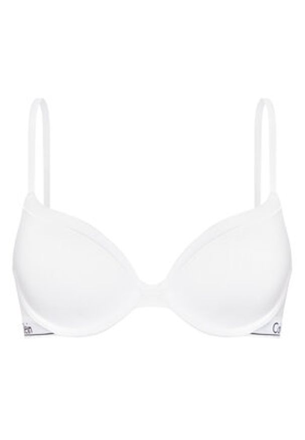 Calvin Klein Underwear Biustonosz z fiszbiną 0000F3784E Biały. Kolor: biały. Materiał: bawełna