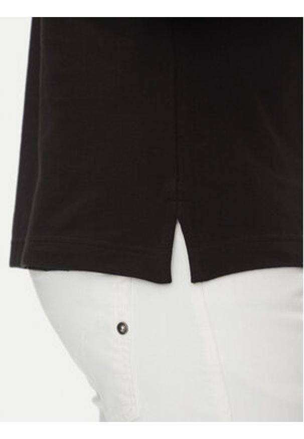 Versace Jeans Couture Polo 78GAGT02 Czarny Regular Fit. Typ kołnierza: polo. Kolor: czarny. Materiał: bawełna