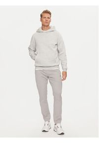 Jack & Jones - Jack&Jones Spodnie dresowe Will 12261986 Szary Slim Fit. Kolor: szary. Materiał: syntetyk