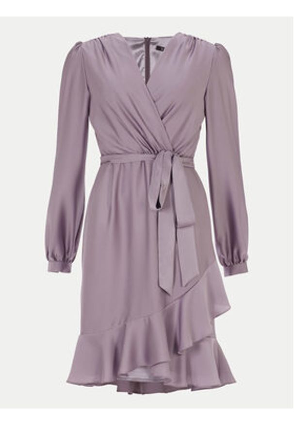 Swing Sukienka koktajlowa 5AG06500 Fioletowy Regular Fit. Kolor: fioletowy. Materiał: syntetyk. Styl: wizytowy