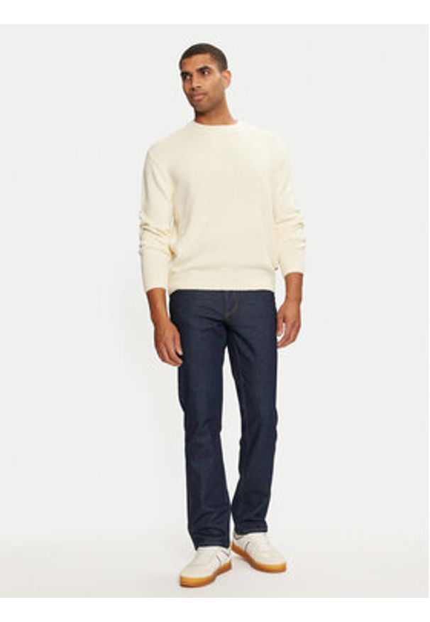 Only & Sons Sweter Anthony 22029798 Écru Regular Fit. Materiał: bawełna