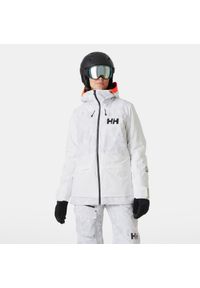 Damska kurtka narciarska Helly Hansen Powchaser 2.0. Kolor: szary. Sezon: zima. Sport: narciarstwo #1