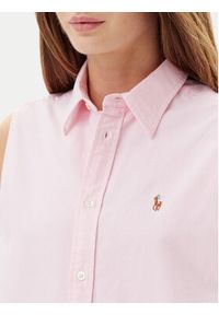 Polo Ralph Lauren Koszula 211968896003 Różowy Classic Fit. Typ kołnierza: polo. Kolor: różowy. Materiał: bawełna #8