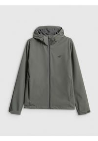 4f - 4F Kurtka softshell membrana 5000 męska - zielona 3XL. Kolor: zielony. Materiał: softshell #1