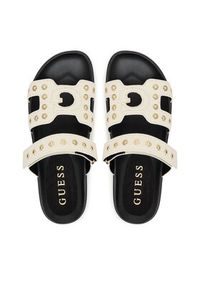 Guess Klapki FLPFAS ELE03 Écru. Materiał: skóra #3
