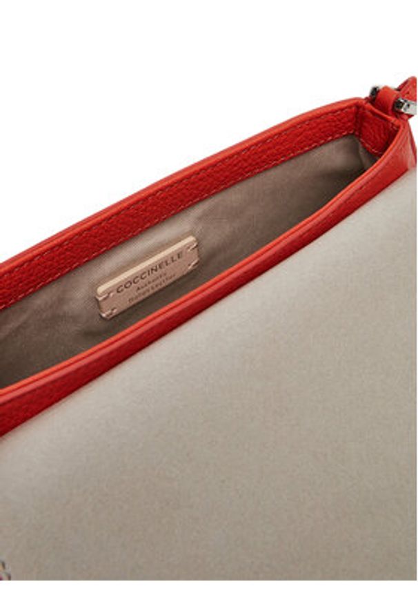 Coccinelle Torebka E5 QBB 52 01 01 Pomarańczowy. Kolor: pomarańczowy. Materiał: skórzane