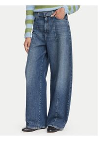 Weekend Max Mara Jeansy Madia 2625186081 Granatowy Wide Leg. Kolor: niebieski #1
