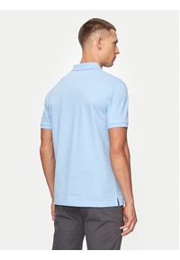 GANT - Gant Polo Shield 2220 Niebieski Slim Fit. Typ kołnierza: polo. Kolor: niebieski. Materiał: bawełna