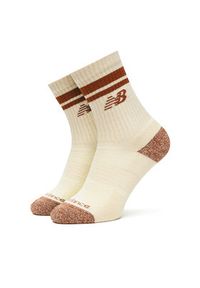 New Balance Zestaw 3 par wysokich skarpet unisex Active Lifestyle Striped Crew LAS35210AS3 Écru. Materiał: poliester, materiał #5