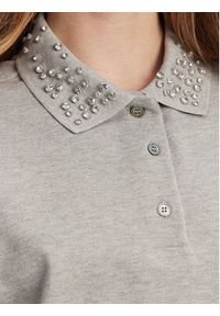 Marella Polo Gonzaga 2513951014 Szary Relaxed Fit. Typ kołnierza: polo. Kolor: szary. Materiał: bawełna #3