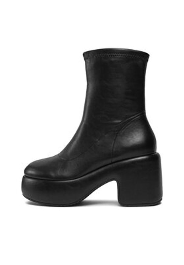 Bronx Botki Ankle boots 47516-A Czarny. Kolor: czarny. Materiał: skóra