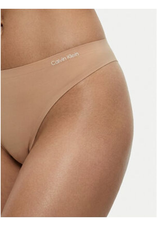 Calvin Klein Underwear Komplet stringów 000QD3558E Kolorowy. Materiał: syntetyk. Wzór: kolorowy