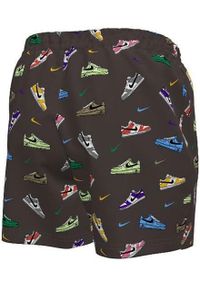 Szorty kąpielowe męskie Nike Multi Print 5" Volley. Kolor: wielokolorowy. Wzór: nadruk