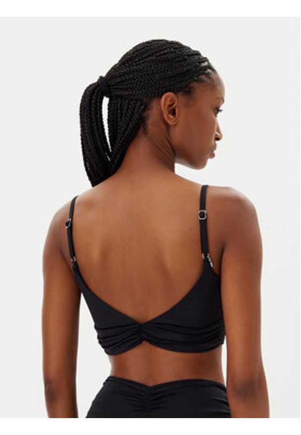 MICHAEL Michael Kors Góra od bikini MM2R055 Czarny. Kolor: czarny. Materiał: syntetyk