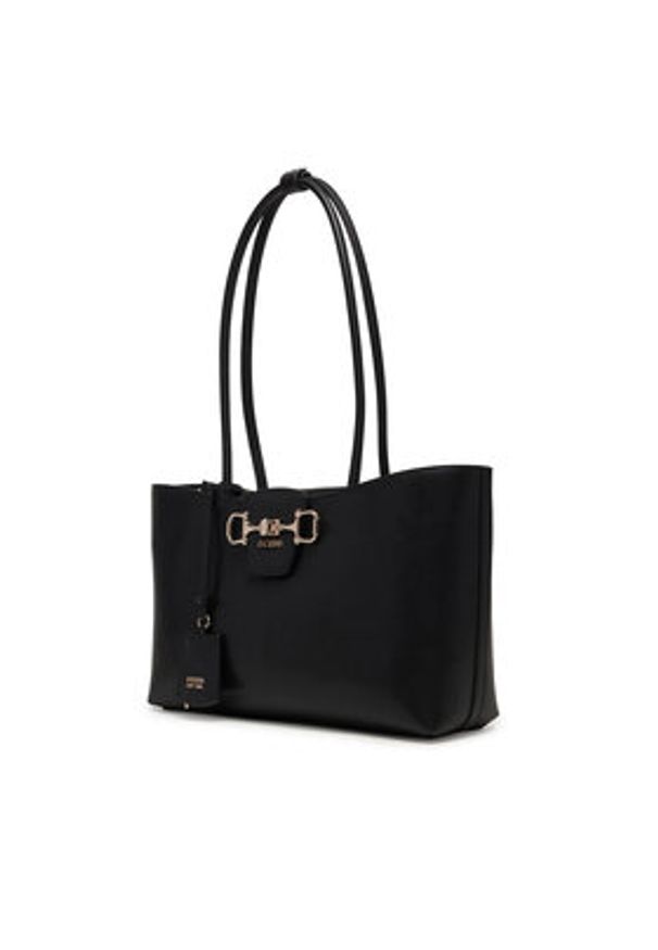 Guess Torebka Janie HWVG99 10230 Czarny. Kolor: czarny. Materiał: skórzane