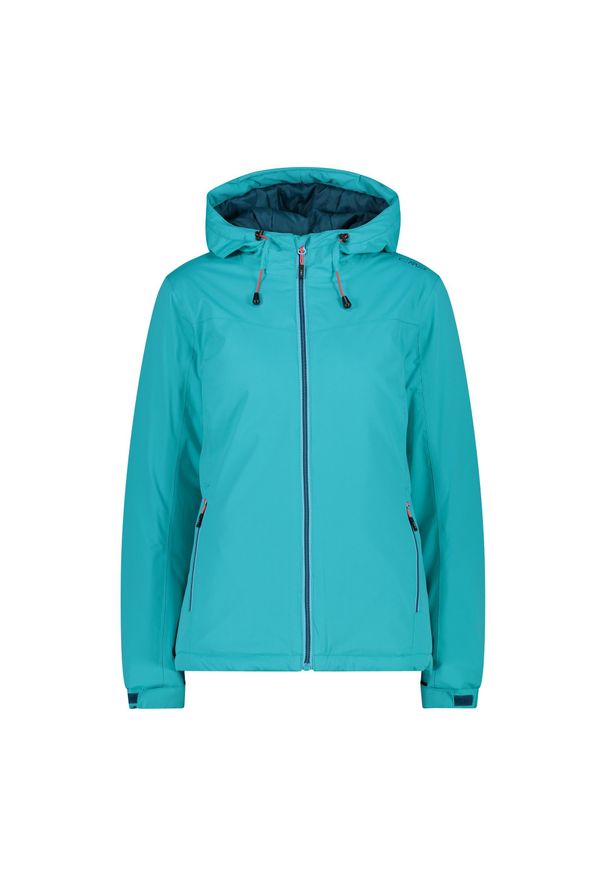 Kurtka damska turystyczna CMP 31Z1576. Kolor: niebieski. Materiał: softshell. Sport: turystyka piesza