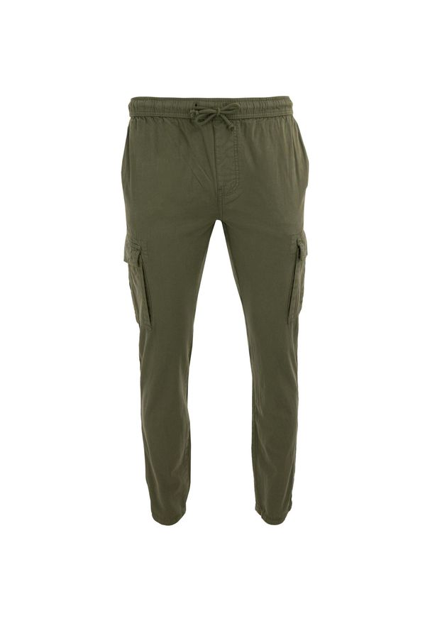 GLENMUIR - Pantalony męskie People Rep Pikelon 48 - Trwałe i Stylowe. Kolor: brązowy, zielony, wielokolorowy. Materiał: bawełna. Długość: długie