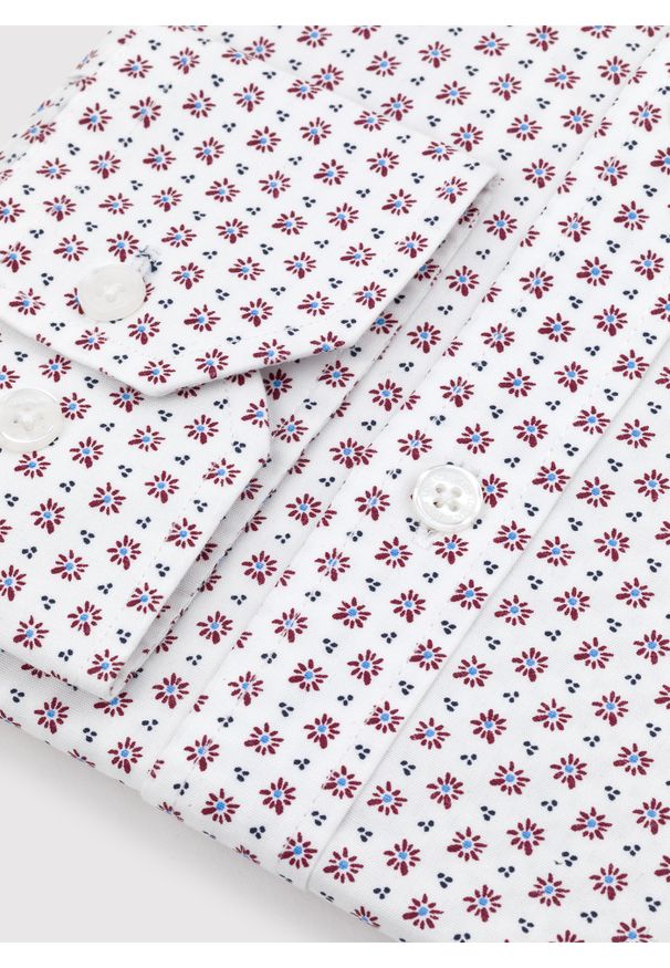 PAKO LORENTE – Męska koszula w subtelny wzór P24SF-1X-025-B-S - Pako Lorente. Okazja: na co dzień. Materiał: jeans, elastan. Styl: casual