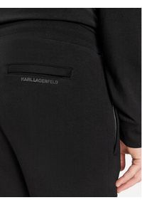 Karl Lagerfeld - KARL LAGERFELD Spodnie dresowe 705041 534910 Czarny Regular Fit. Kolor: czarny. Materiał: dresówka, bawełna