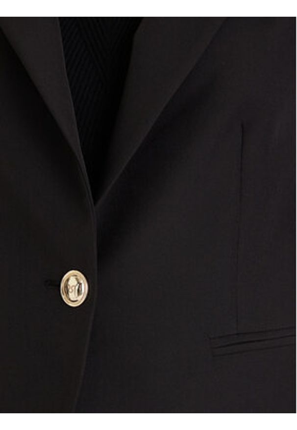 Rinascimento Marynarka CFC0126224003 Czarny Regular Fit. Kolor: czarny. Materiał: syntetyk