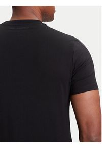 Karl Lagerfeld - KARL LAGERFELD T-Shirt 755071 553250 Czarny Regular Fit. Typ kołnierza: dekolt w karo. Kolor: czarny. Materiał: bawełna #5