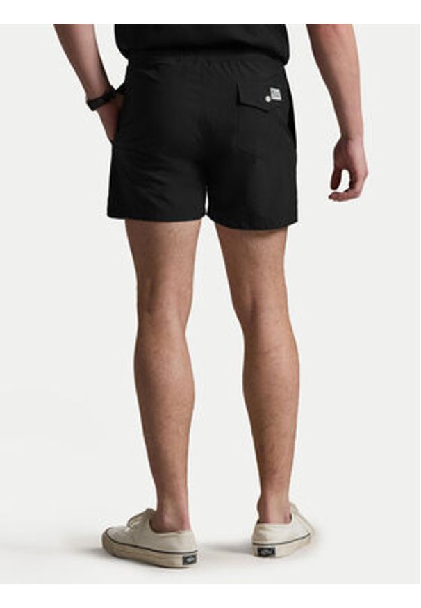 Polo Ralph Lauren Szorty kąpielowe 710B16721010 Czarny Slim Fit. Kolor: czarny. Materiał: syntetyk