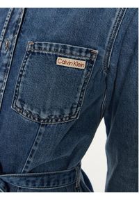 Calvin Klein Jeans Sukienka jeansowa J20J223981 Niebieski Regular Fit. Kolor: niebieski. Materiał: bawełna #3