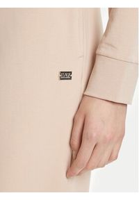 EA7 Emporio Armani Dres 7W000464 AF13135 U1046 Beżowy Relaxed Fit. Kolor: beżowy. Materiał: bawełna #4