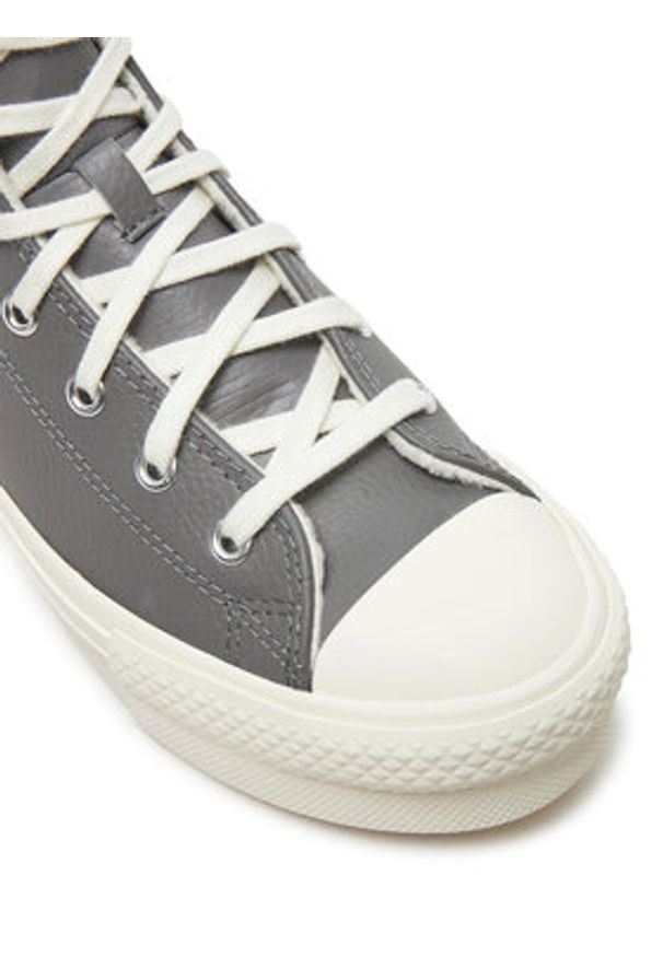 Converse Trampki Chuck Taylor All Star EVA Lift Platform A09259C Szary. Kolor: szary. Materiał: skóra. Obcas: na platformie