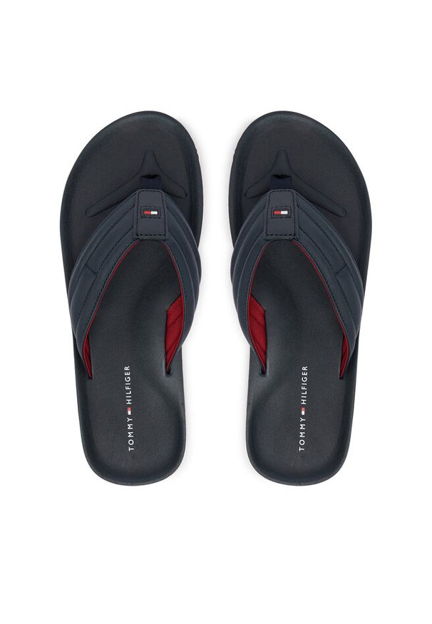 TOMMY HILFIGER - Japonki Tommy Hilfiger. Kolor: niebieski