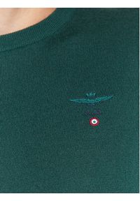 Aeronautica Militare Sweter 222MA1388L415 Zielony Regular Fit. Kolor: zielony. Materiał: wełna