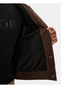 JOOP! Jeans Kurtka skórzana 15 Jean 80000559 Brązowy Regular Fit. Kolor: brązowy. Materiał: skóra #2
