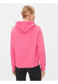 Tommy Jeans Bluza Badge DW0DW17326 Różowy Boxy Fit. Kolor: różowy. Materiał: bawełna #3