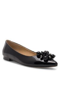 Sergio Bardi Baleriny WFA1572-17Z-SB Czarny. Kolor: czarny. Materiał: lakier, skóra #4