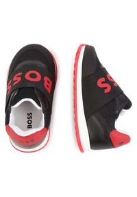 BOSS - Boss Sneakersy J09203 S Czarny. Kolor: czarny. Materiał: skóra #6